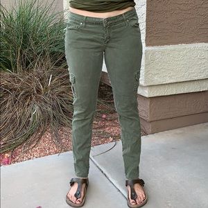 Paige Army Green Pants
